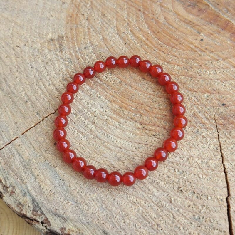 Seelenstein-Armband-Karneol-Perlen