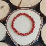 Seelenstein-Armband-Karneol-Perlen