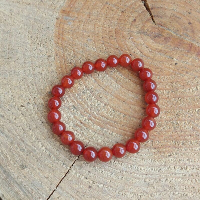 Seelenstein-Armband-Karneol-Perlen