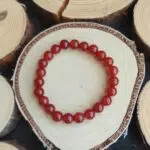 Seelenstein-Armband-Karneol-Perlen