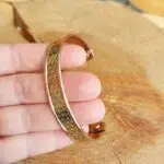 Seelenstein-Armband-Kupfer-Blume-des-Lebens