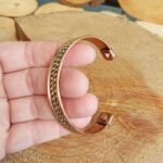 Seelenstein-Armband-Kupfer-Doppelhelix