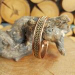 Seelenstein-Armband-Kupfer-Doppelhelix