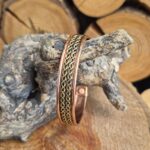 Seelenstein-Armband-Kupfer-Doppelhelix