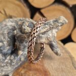 Seelenstein-Armband-Kupfer-geflochten