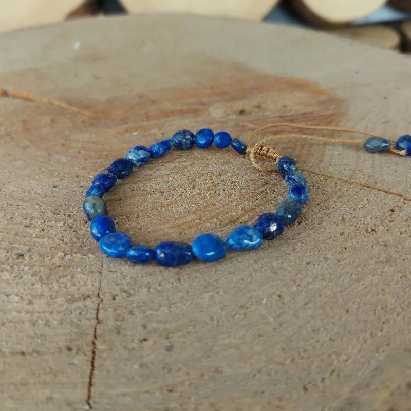 Seelenstein-Armband-Lapislazuli-verstellbar Seelenstein-Armband-Lapislazuli-verstellbar