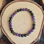 Seelenstein-Armband-Mix-Turmalin-Rauchquarz-Amethyst
