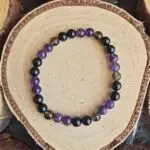 Seelenstein-Armband-Mix-Turmalin-Rauchquarz-Amethyst