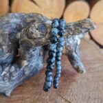 Seelenstein-Armband-Obsidian-Schneeflocke-Perlen