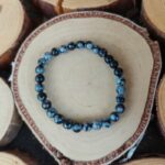 Seelenstein-Armband-Obsidian-Schneeflocke-Perlen