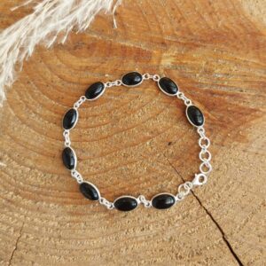Seelenstein-Armband-Onyx-Silber