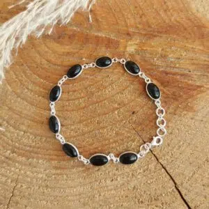 Seelenstein-Armband-Onyx-Silber
