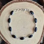 Seelenstein-Armband-Onyx-Silber