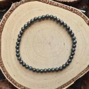 Seelenstein-Armband-Pyrit-Perlen