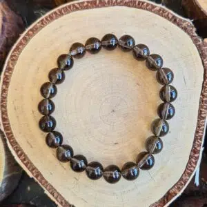 Seelenstein-Armband-Rauchquarz-Perlen