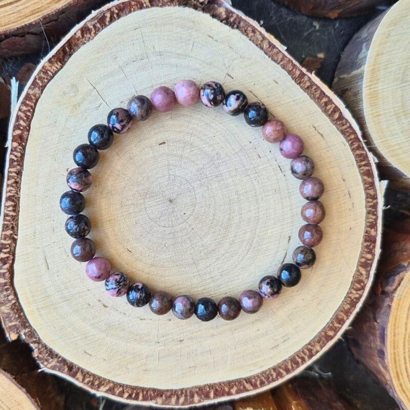 Seelenstein-Armband-Rhodonit