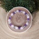 Seelenstein-Armband-Rosenquarz-Bergkristall-Amethyst