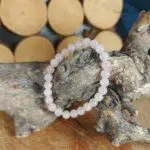 Seelenstein-Armband-Rosenquarz-Perlen-Kinder