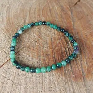 Seelenstein-Armband-Rubin-Zoisit