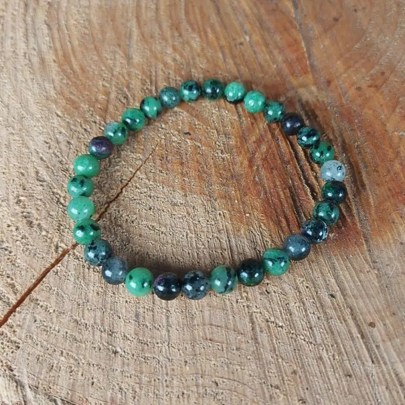 Seelenstein-Armband-Rubin-Zoisit