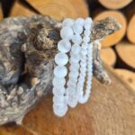 Seelenstein-Armband-Selenit-Perlen