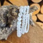 Seelenstein-Armband-Selenit-Perlen