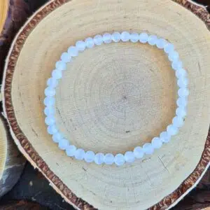 Seelenstein-Armband-Selenit-Perlen