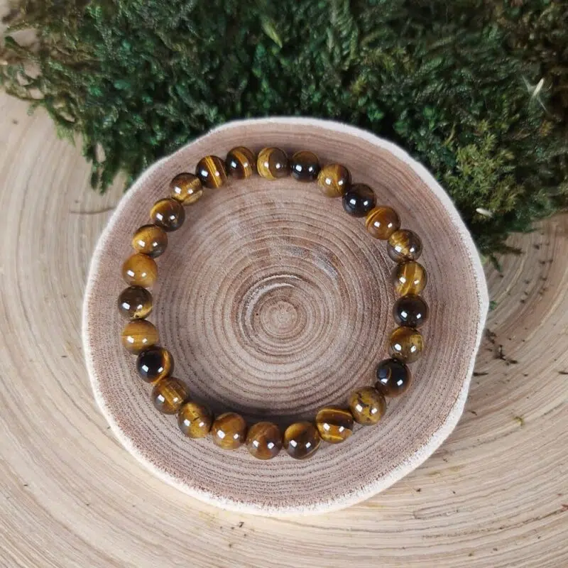 Seelenstein-Armband-Tigerauge-Perlen-Kinder