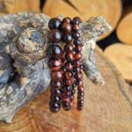 Seelenstein-Armband-Tigerauge-rot-Perlen Seelenstein-Armband-Tigerauge-rot-Perlen