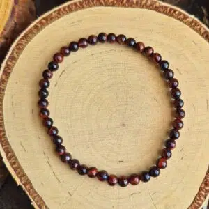 Seelenstein-Armband-Tigerauge-rot-Perlen