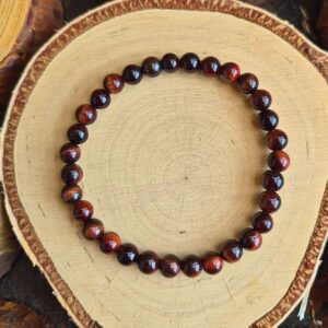 Seelenstein-Armband-Tigerauge-rot-Perlen