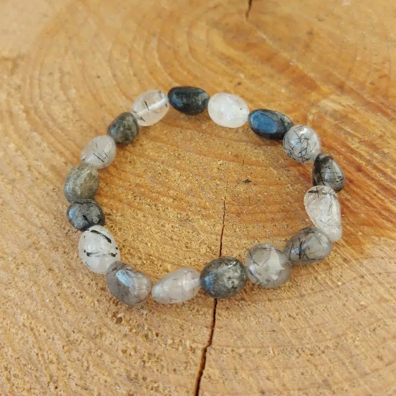 Seelenstein-Armband-Turmalinquarz-Trommelsteine-1 Seelenstein-Armband-Turmalinquarz-Trommelsteine