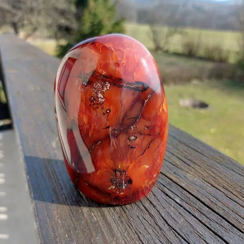 Seelenstein-Karneol-Freiform Seelenstein-Karneol-Freiform