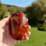 Seelenstein-Karneol-Spitze