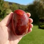 Seelenstein-Karneol-Spitze