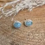 Seelenstein-Ohrringe-Aquamarin-Silber-Stecker-oval