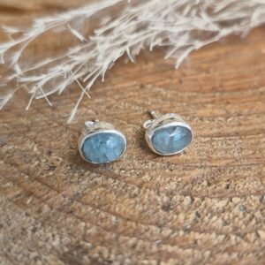 Seelenstein-Ohrringe-Aquamarin-Silber-Stecker-oval