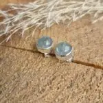 Seelenstein-Ohrringe-Aquamarin-Silber-Stecker-rund