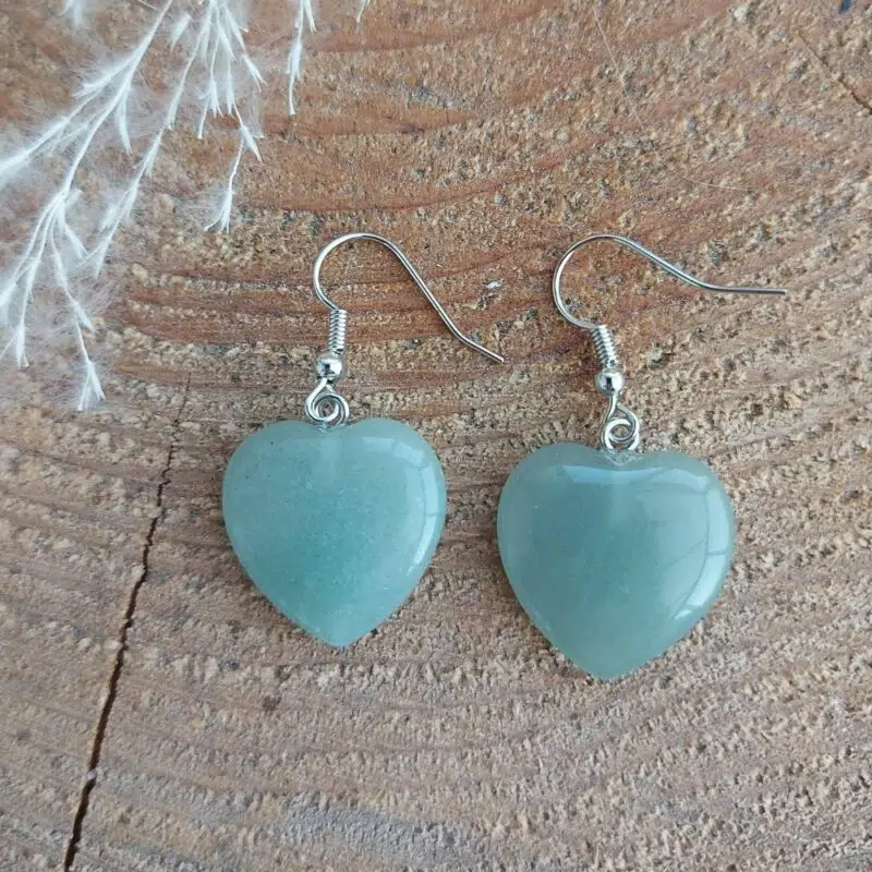 Seelenstein-Ohrringe-Aventurin-gruen-Herzen
