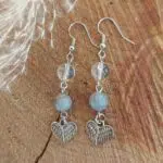 Seelenstein-Ohrringe-Bergkristall-Angelit-Perlen