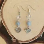 Seelenstein-Ohrringe-Bergkristall-Angelit-Perlen