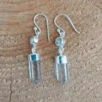 Seelenstein-Ohrringe-Bergkristall-Spitze-Silber