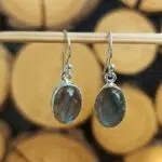 Seelenstein-Ohrringe-Labradorit-oval-Silber