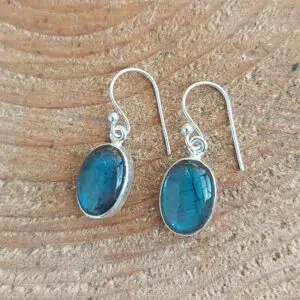 Seelenstein-Ohrringe-Labradorit-oval-Silber