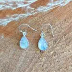 Seelenstein-Ohrringe-Mondstein-Tropfen-Silber