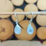 Seelenstein-Ohrringe-Mondstein-Tropfen-Silber