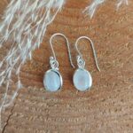 Seelenstein-Ohrringe-Mondstein-oval-Silber