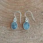 Seelenstein-Ohrringe-Turmalinquarz-oval-Silber