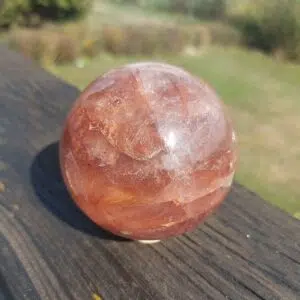 Seelenstein-Produkt-Hämatoid-Quarz-Kugel-xl