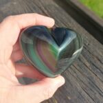 Seelenstein-Produkt-Obsidian-Regenbogen-Herz